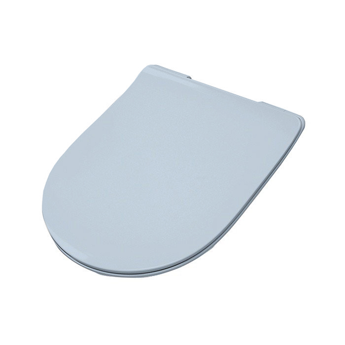 Крышка с сиденьем Slim для унитаза, механизм soft-close, цвет pale blue/хром