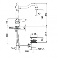 Смесители Смеситель для раковины 