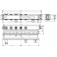 Смесители Скрытая часть термостата Select на 3 источника 