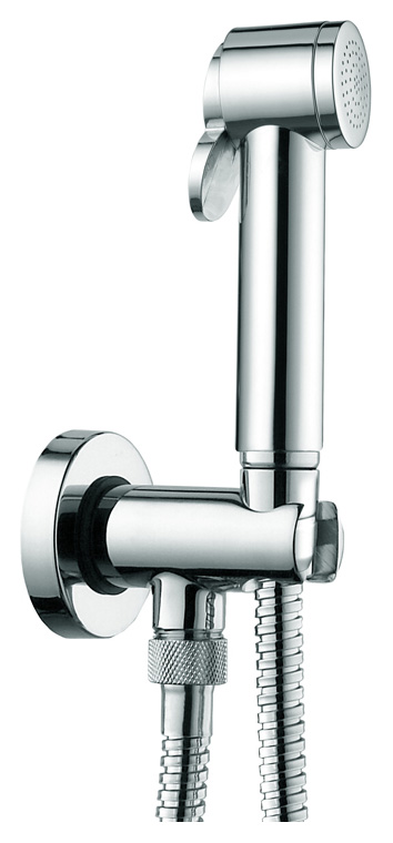 Душевая программа Комплект гигиенического душа на держателе с выходом воды и встроенным блокиратором воды 