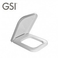 Сиденья для унитазов Сиденье с крышкой для унитаза, Soft Close (белый, хром) 