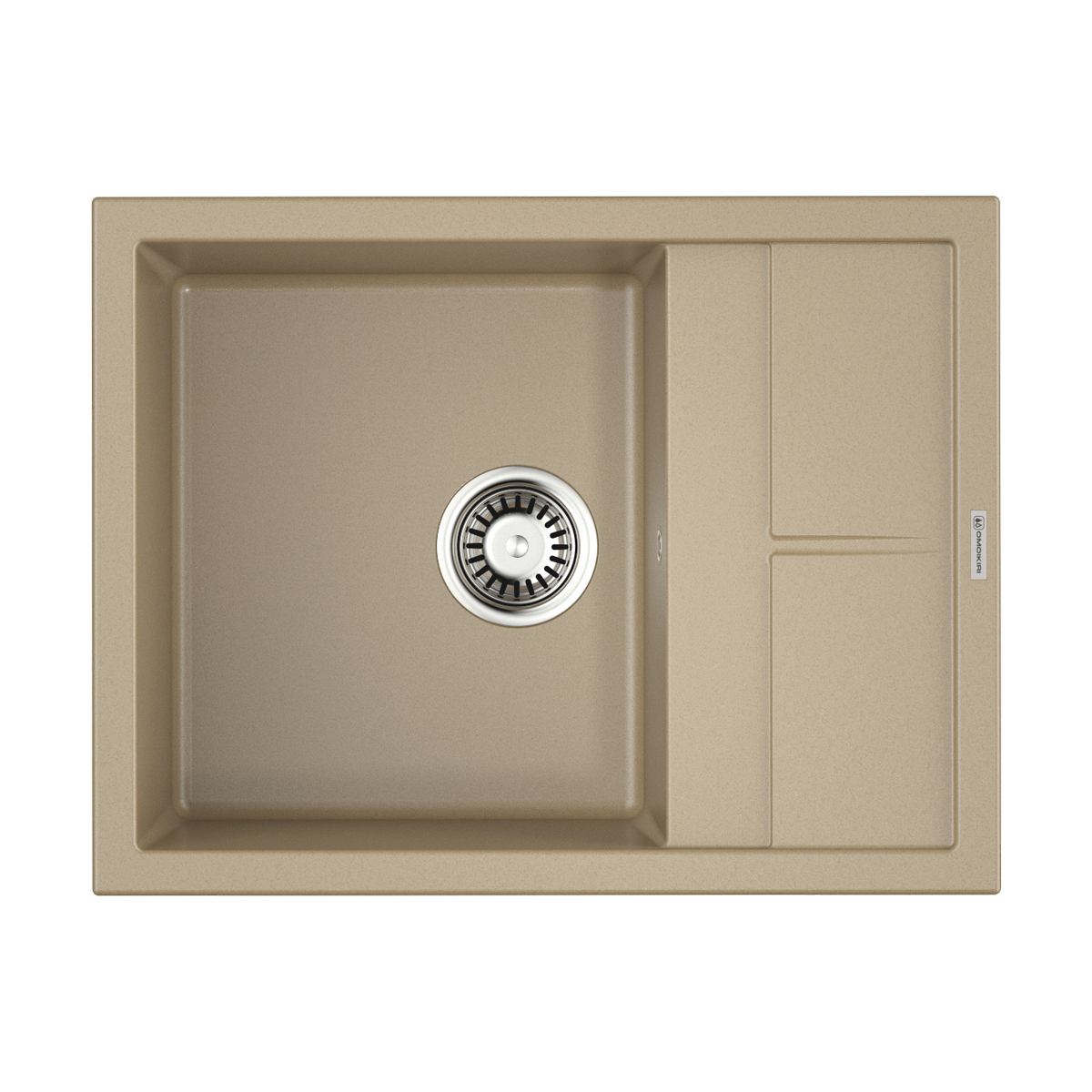 Кухонные мойки Кухонная мойка 650x500x200 Sumi 65-CH Tetogranit/шампань 