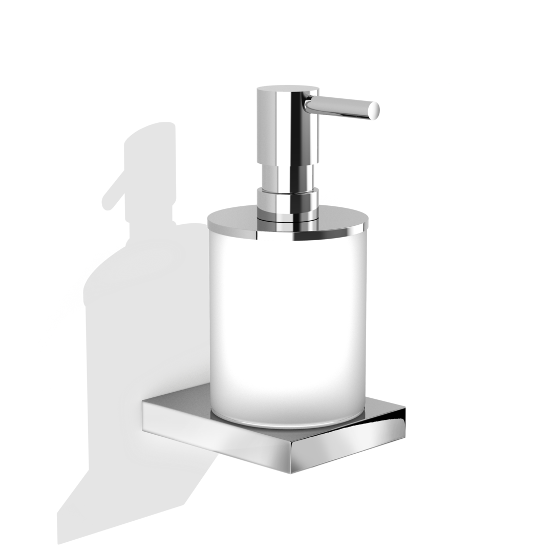 Настенный дозатор для мыла, хром