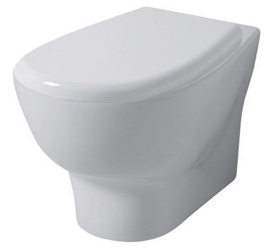 Унитазы Подвесной унитаз, c крепежом, 52x36,3 см, цвет белый глянцевый 