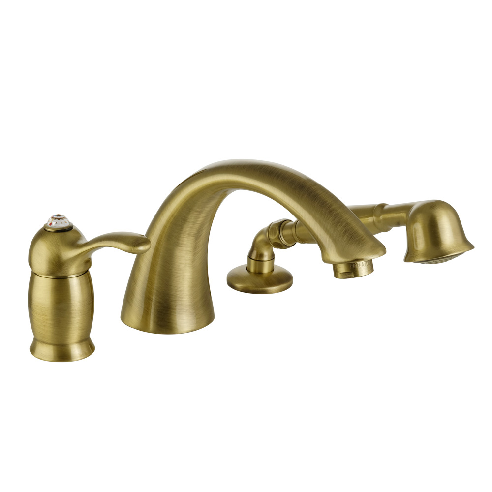 Смесители Смеситель на борт ванны, бронза 