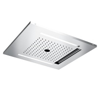 Душевая программа Верхний душ с LED-подсветкой 500*500 мм, нержавеющая сталь глянцевая 