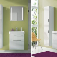 Мебель для ванной Option 500.586.00.1 Зеркало с подсветкой 600*650 мм 