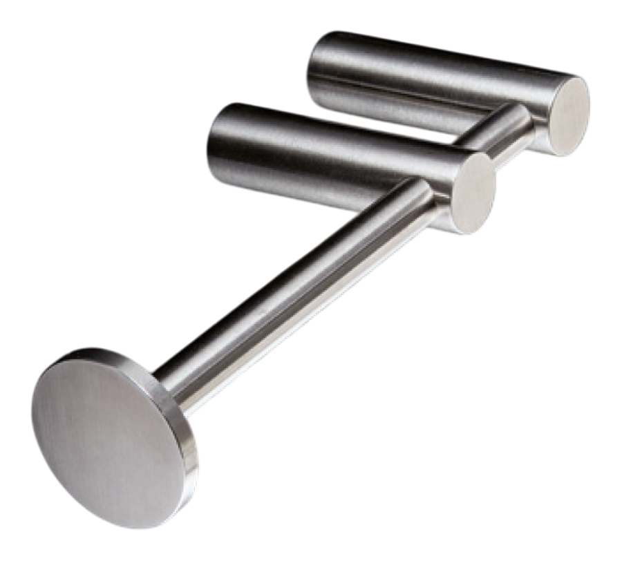 Бумагодержатель Stem, настенный, крепление справа, сталь, цвет сатинированная сталь