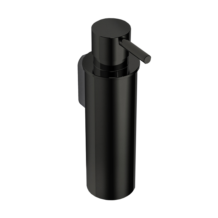 Дозатор для жидкого мыла 150мл подвесной, цвет PVD графит матовый