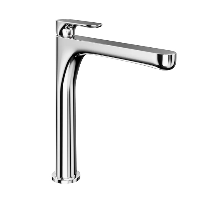 Смесители Смеситель для раковины однорычажный высокий без донного клапана, цвет хром 