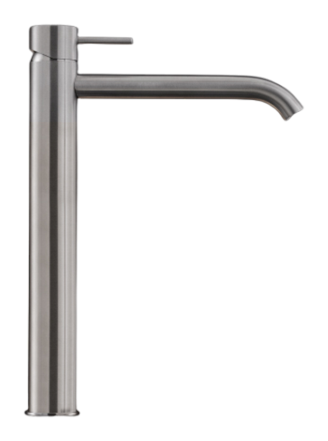 Смесители Смеситель для раковины Milo360, однорычажный, h-317 мм, сталь, цвет полированная бронза 