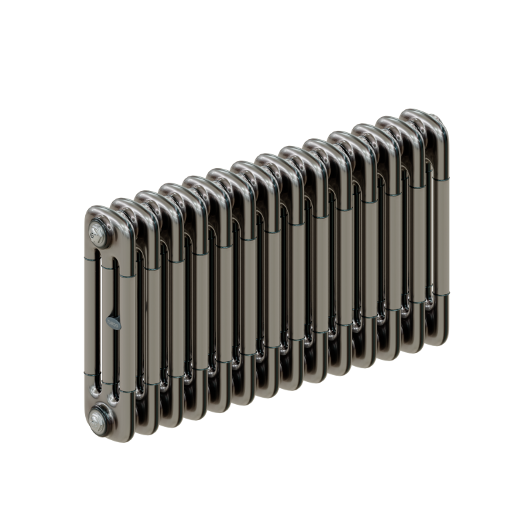 Радиатор 3-х трубчатый 3037, 24секций, 1104xh365, подключение боковое, технолак