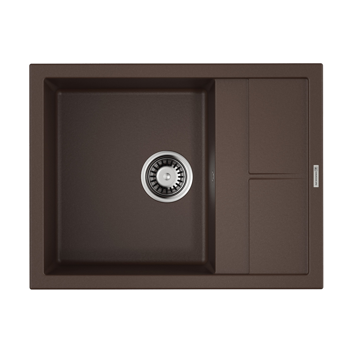 Кухонные мойки Кухонная мойка 650x500x200 Sumi 65-DC Tetogranit/темный шоколад 