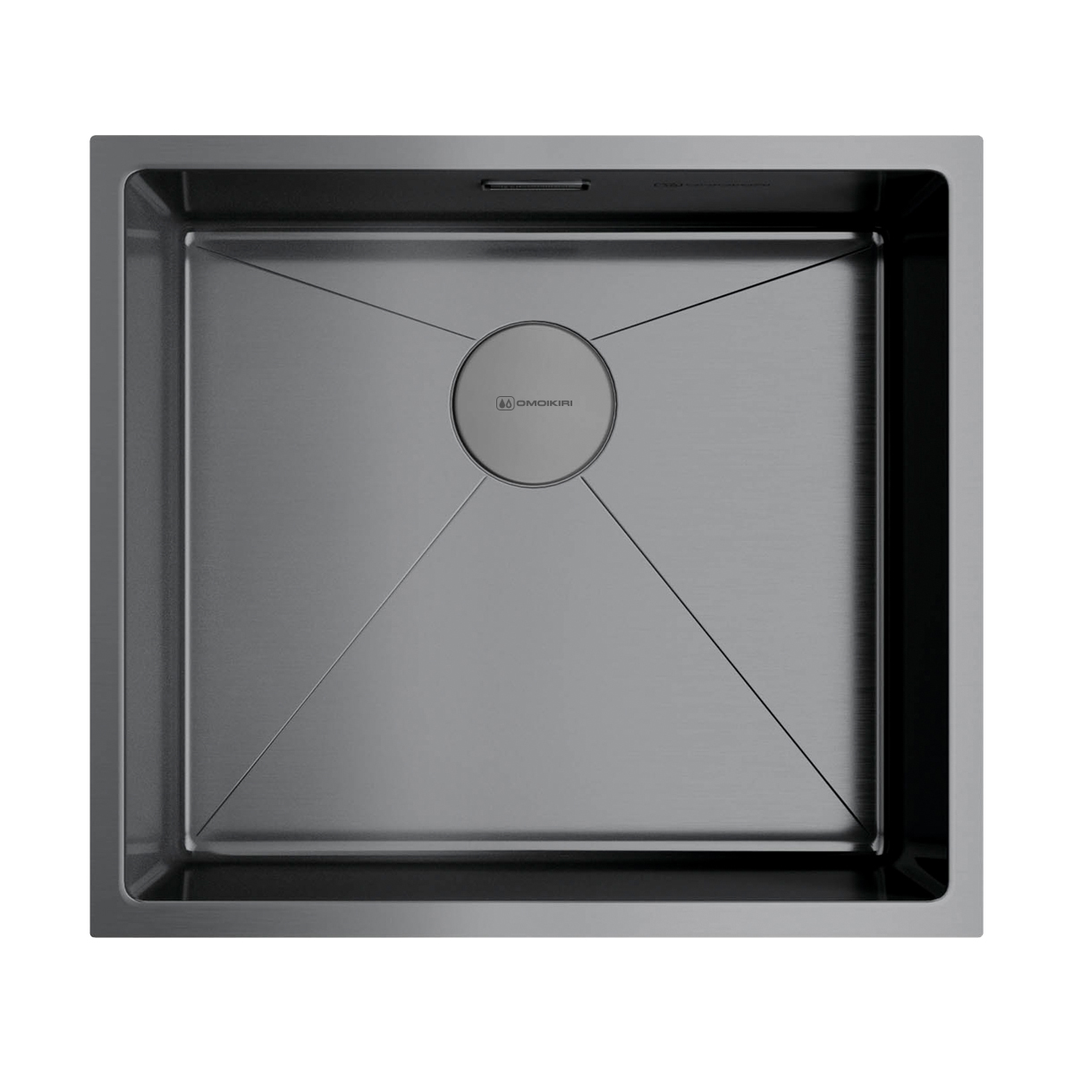 Кухонные мойки Кухонная мойка 490x440x200 Taki 49-U/IF-GM нержавеющая сталь/вороненая сталь 