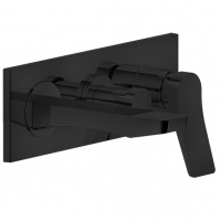 Смесители Смеситель для ванны внешняя часть чёрный матовый 