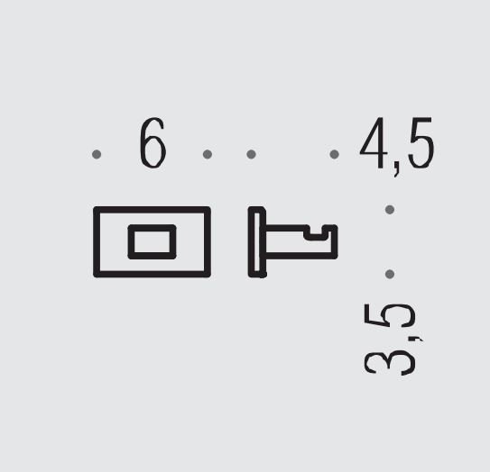 Аксессуары для ванной Крючок одинарный, цвет хром 