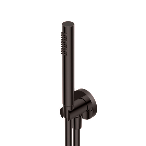 Душевая программа Shower kits Ручной душ со шлангом 1.500mm и держателем BLX BRUSHED BLACK CHROME 