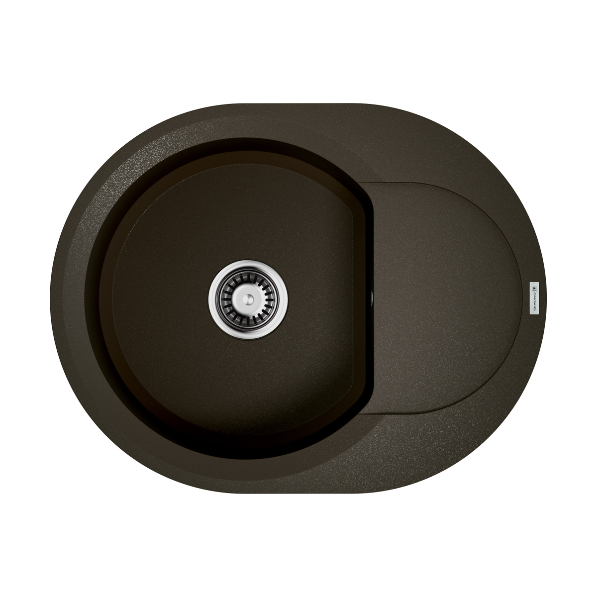 Кухонные мойки Кухонная мойка 600x470x195 Sakaime 60E-DC Tetogranit/темный шоколад 
