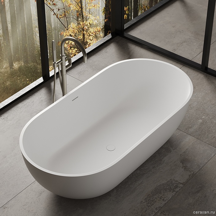 Ванны Ванна 1650х820хh520 мм отдельностоящая, цвет белый 