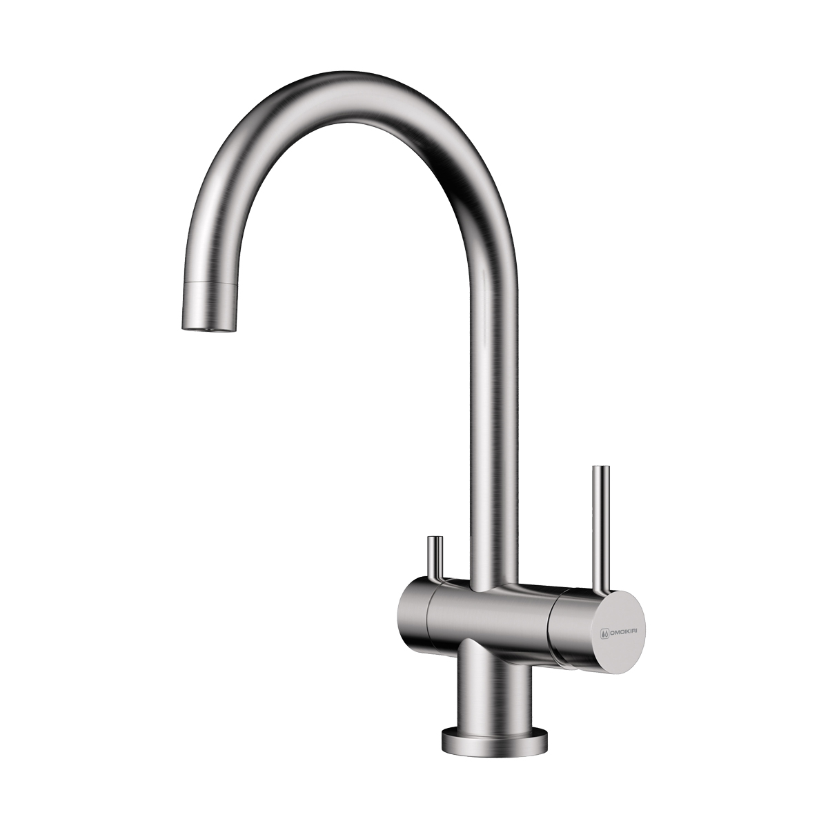 Смеситель для кухни Yamada-BN латунь/нержавеющая сталь