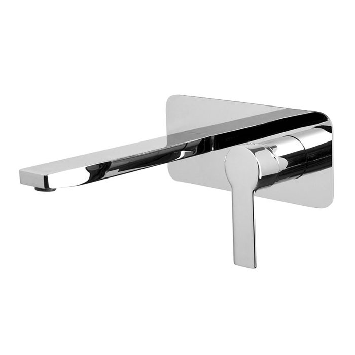 Смесители Смеситель для раковины, встраиваемый, излив 19,9 см, цвет хром 