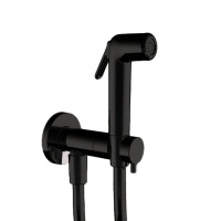 Смесители Гигиенический душ в комплекте с прогрессивным смесителем, внешняя часть, чёрный матовый 