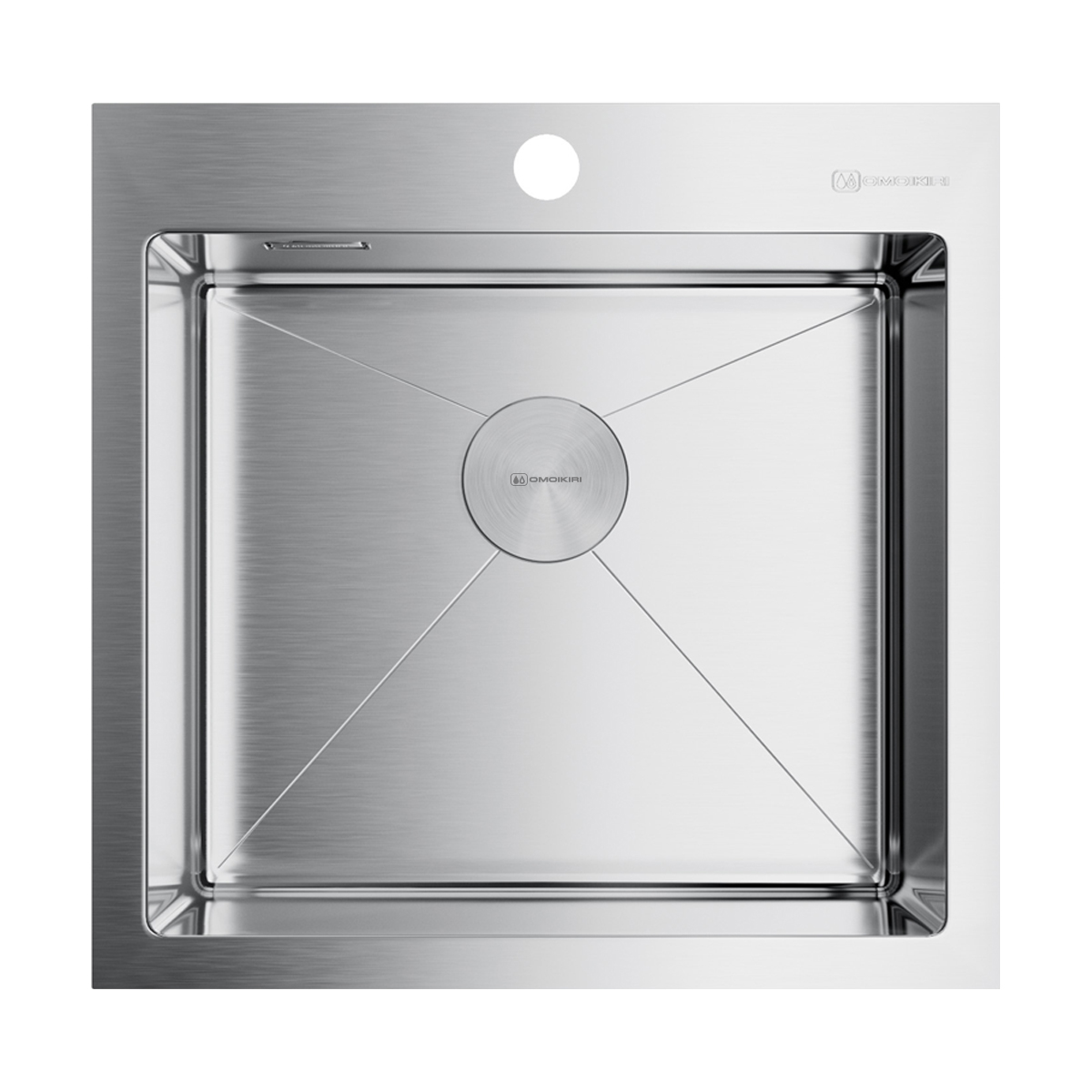 Кухонные мойки Кухонная мойка 510x510x200 Akisame 51-IN нержавеющая сталь/нержавеющая сталь 