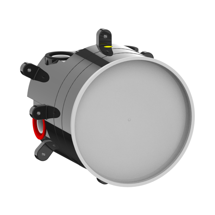 Встраиваемая часть для термостатического смесителя с 3 запорными кнопками, цвет хром