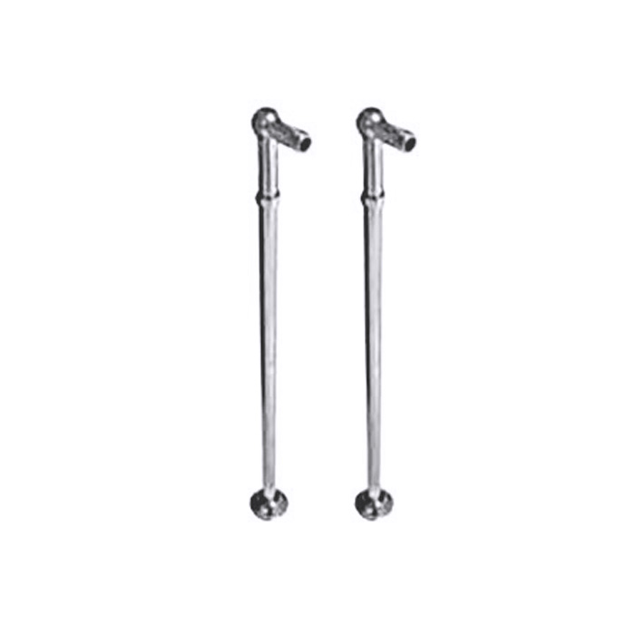 Комплектующие Опоры напольные 80 см для смесителя для ванны, комплект-2шт, хром 