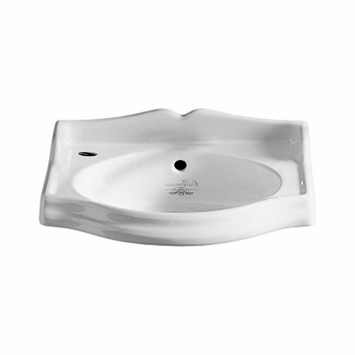 Раковины Раковина подвесная размер 37.5x28x19 1 отверстие для смесителя слева цвет белый 