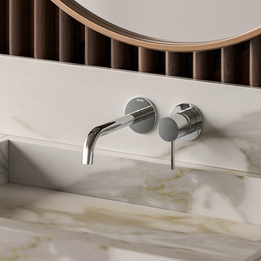 Смесители Смеситель для раковины, однорычажный, встраиваемый, внешняя часть, цвет хром 