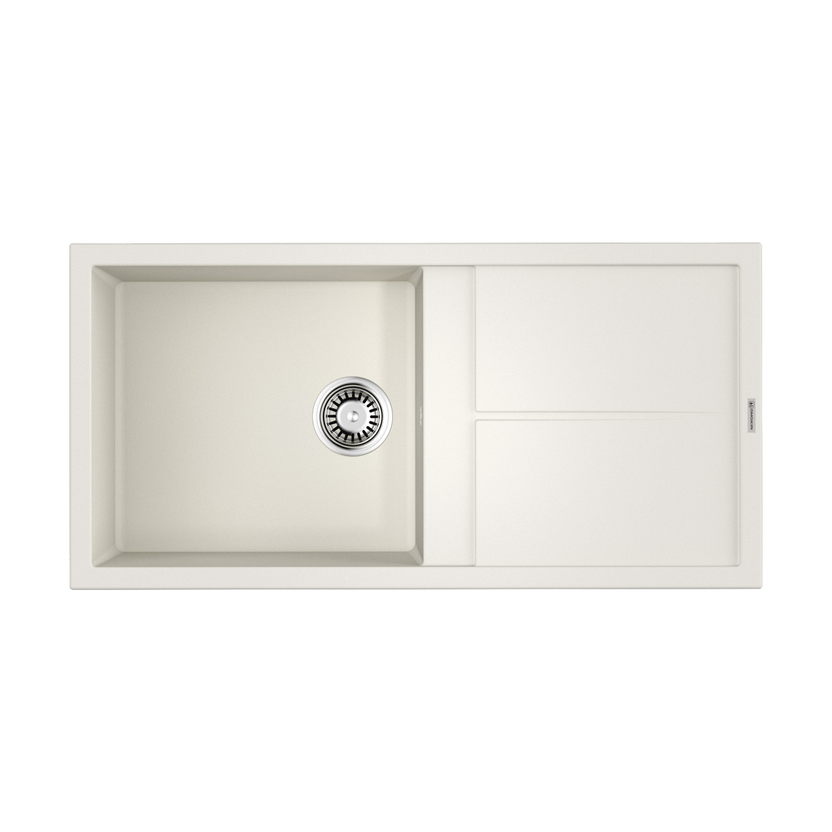 Кухонные мойки Кухонная мойка 1000x500x200 Sumi 100-WH Tetogranit/белый 