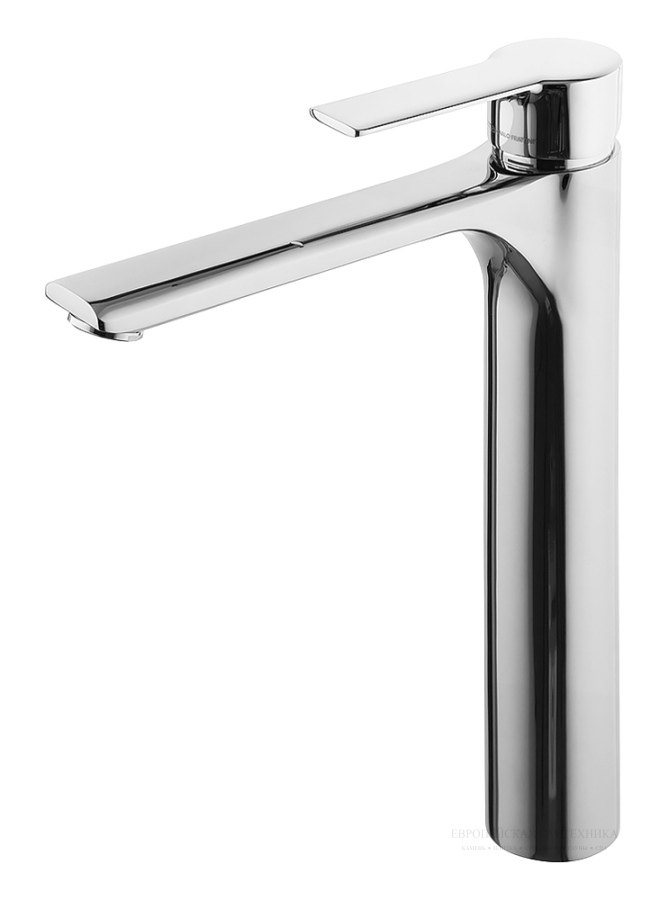 Смесители Смеситель для раковины высокий Mast, с донным клапаном, высота до излива 243мм, вылет по осям 173мм, цвет хром 