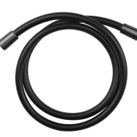 Комплектующие Шланг для душа чёрный шлифованный 