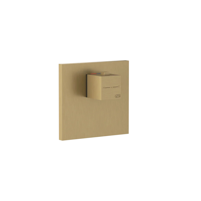 Смесители Встраиваемый термостат для душа, с 1 выходом, (внешние части), цвет Copper PVD 