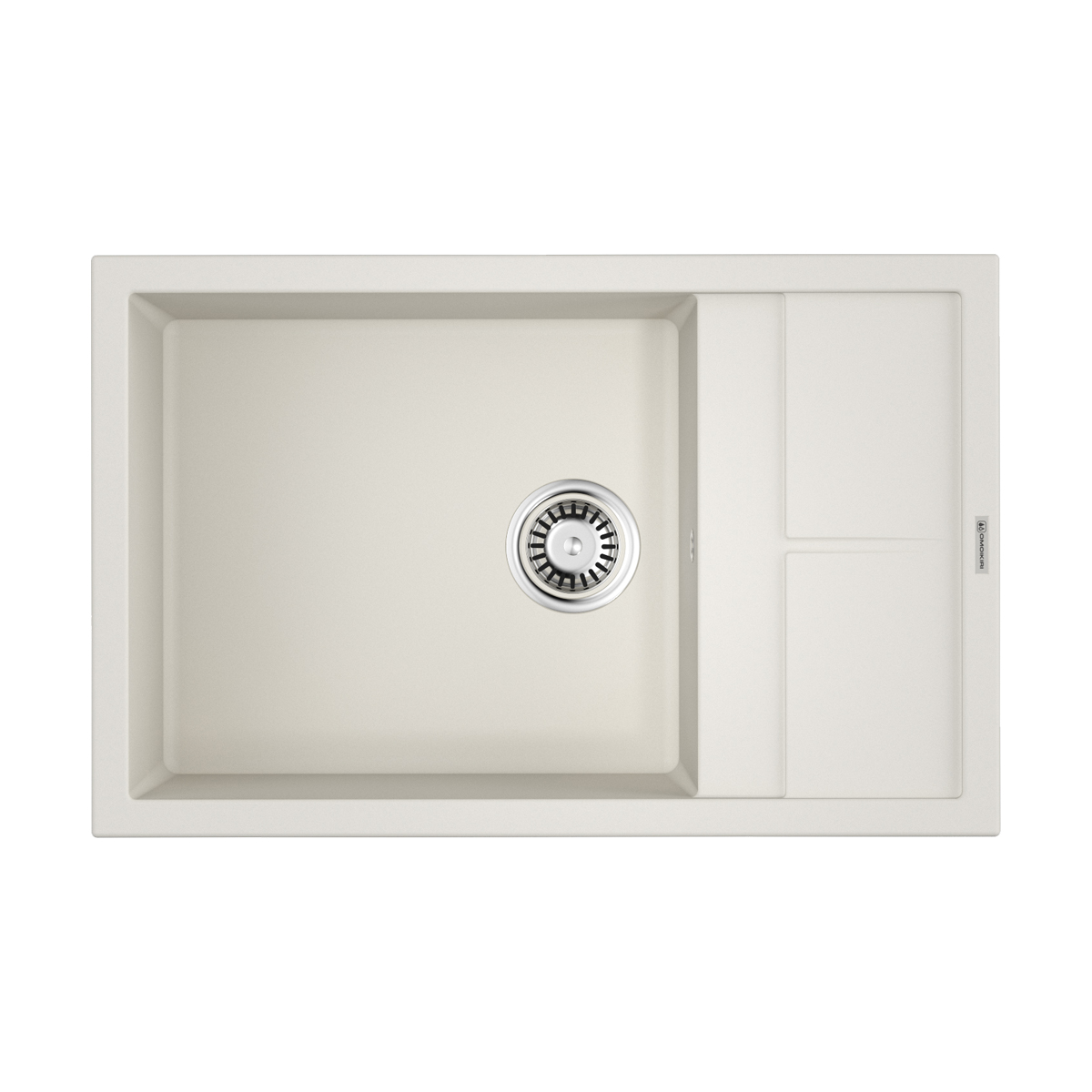 Кухонные мойки Кухонная мойка 780x500x200 Sumi 78-LB-WH Tetogranit/белый 