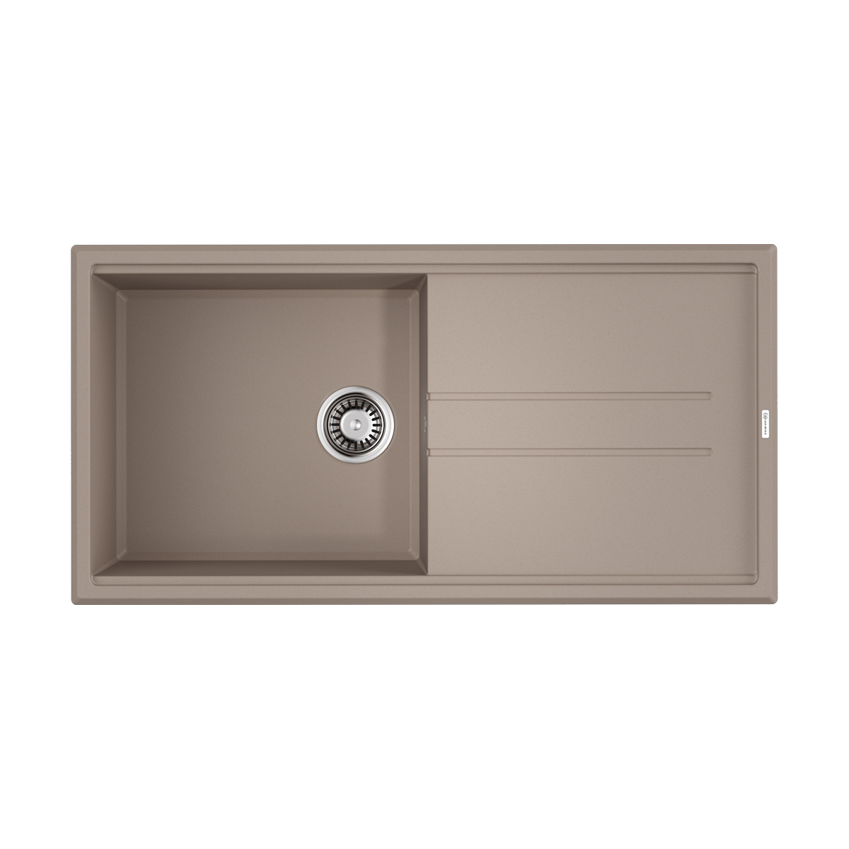 Кухонные мойки Кухонная мойка 1000x510x200 Tedori 100-SA Tetogranit/бежевый 