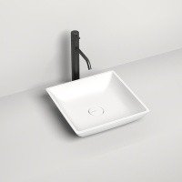 Раковины Раковина накладная 380х380, матовая, материал S-Stone 