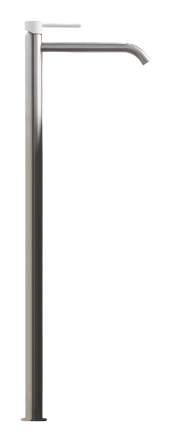 Смесители Смеситель для раковины Gastone, высокий, сталь, цвет сатинированная сталь 