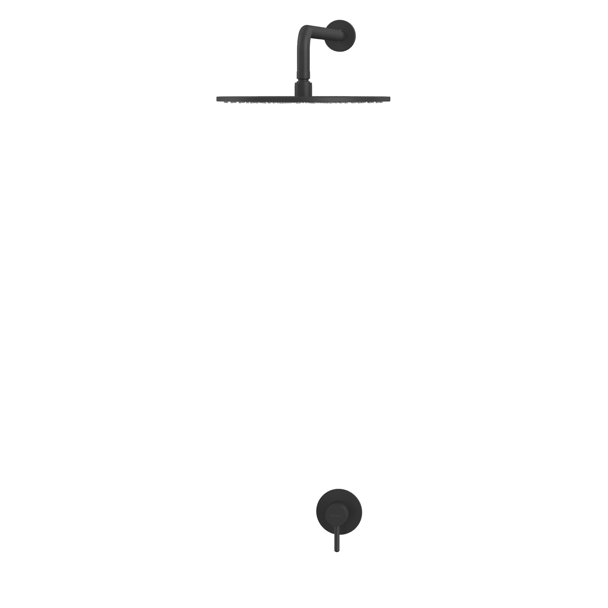 Душевая программа Система для душа скрытого монтажа YSET01BL (черный мат) 