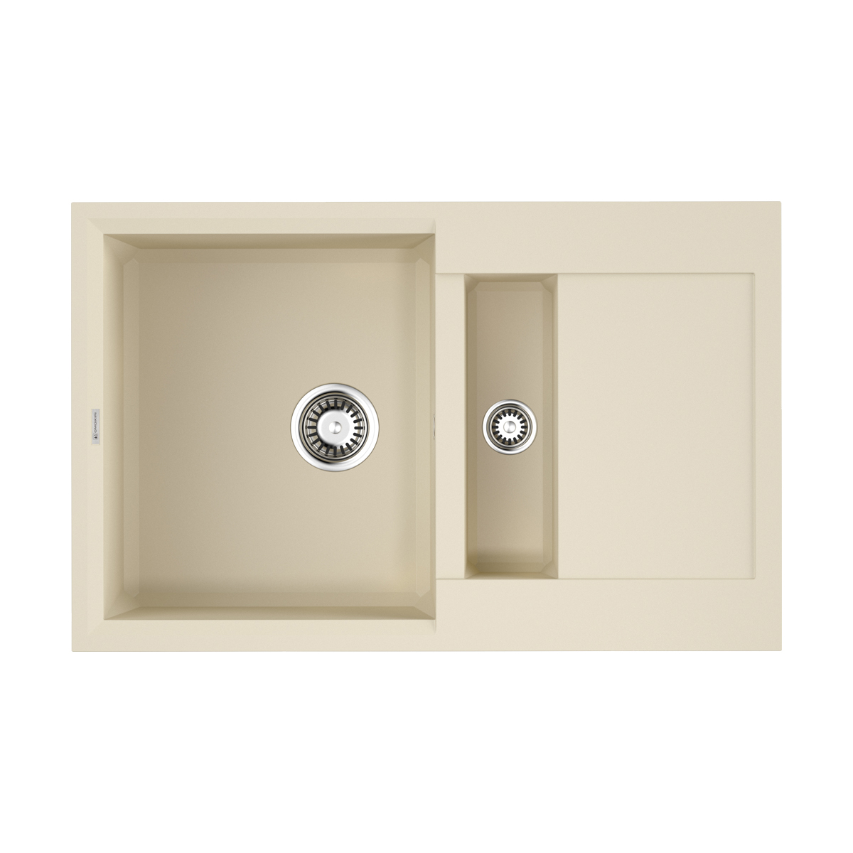 Кухонные мойки Кухонная мойка 780x500x220 Sakaime 78-2-BE Tetogranit/ваниль 