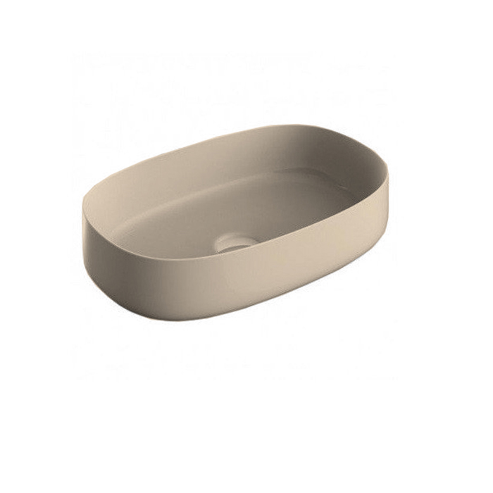 Раковины Раковина настольная 55x35 см, цвет sand/покрытие Saniglaze 