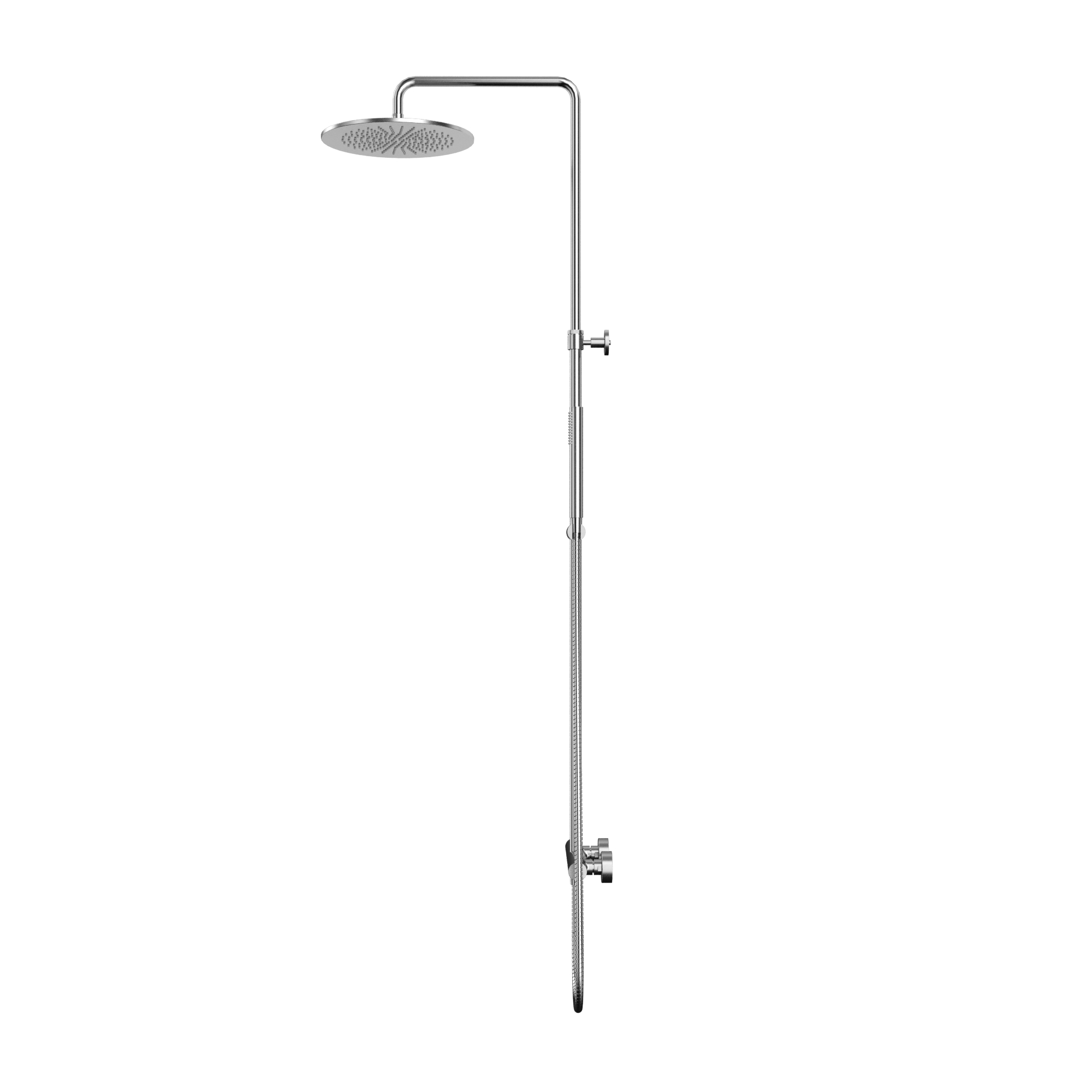 Душевая программа Система для душа наружного монтажа Y1244NIB (брашированный никель) 