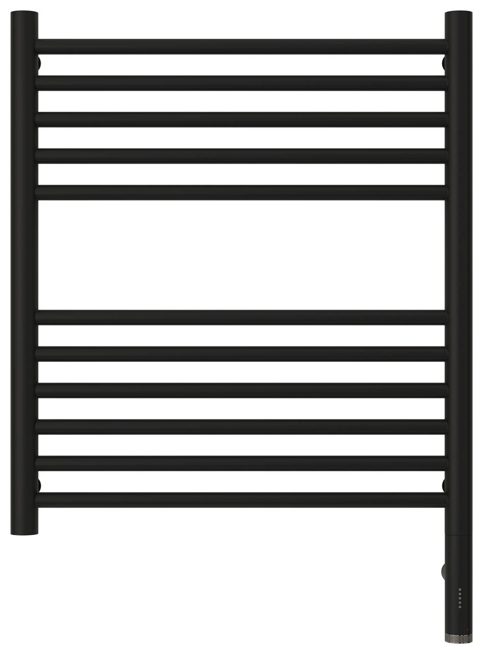 Полотенцесушители Полотенцесушитель электрический прямая 600х500 / МЭМ правый (Матовый чёрный) 