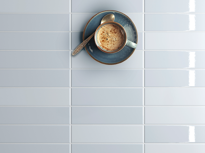 Керамогранит и плитка Baby blue matt 5x20 см 