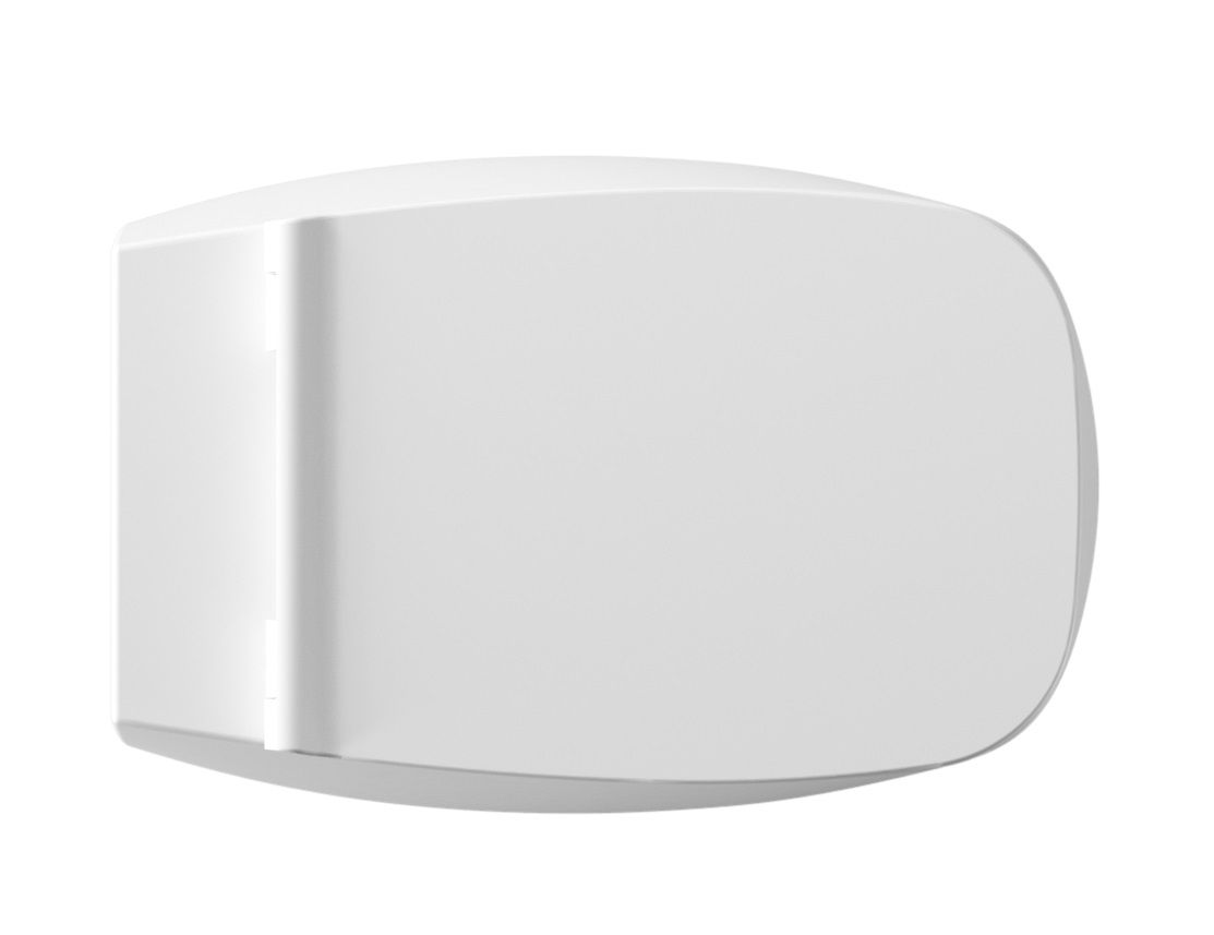 Сиденья для унитазов Быстросъемное ультратонкое сиденье с микролифтом, цвет белый глянцевый 