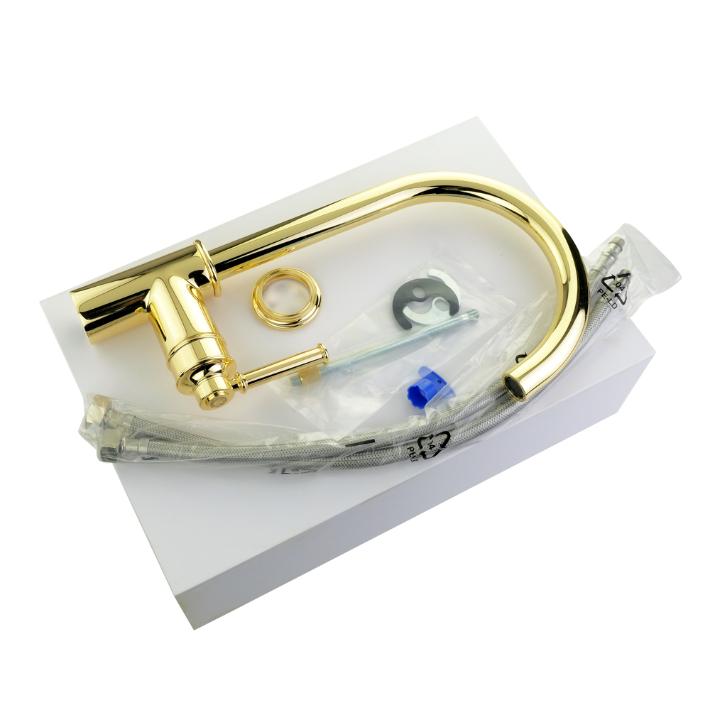 Смесители Смеситель для кухни, золото 