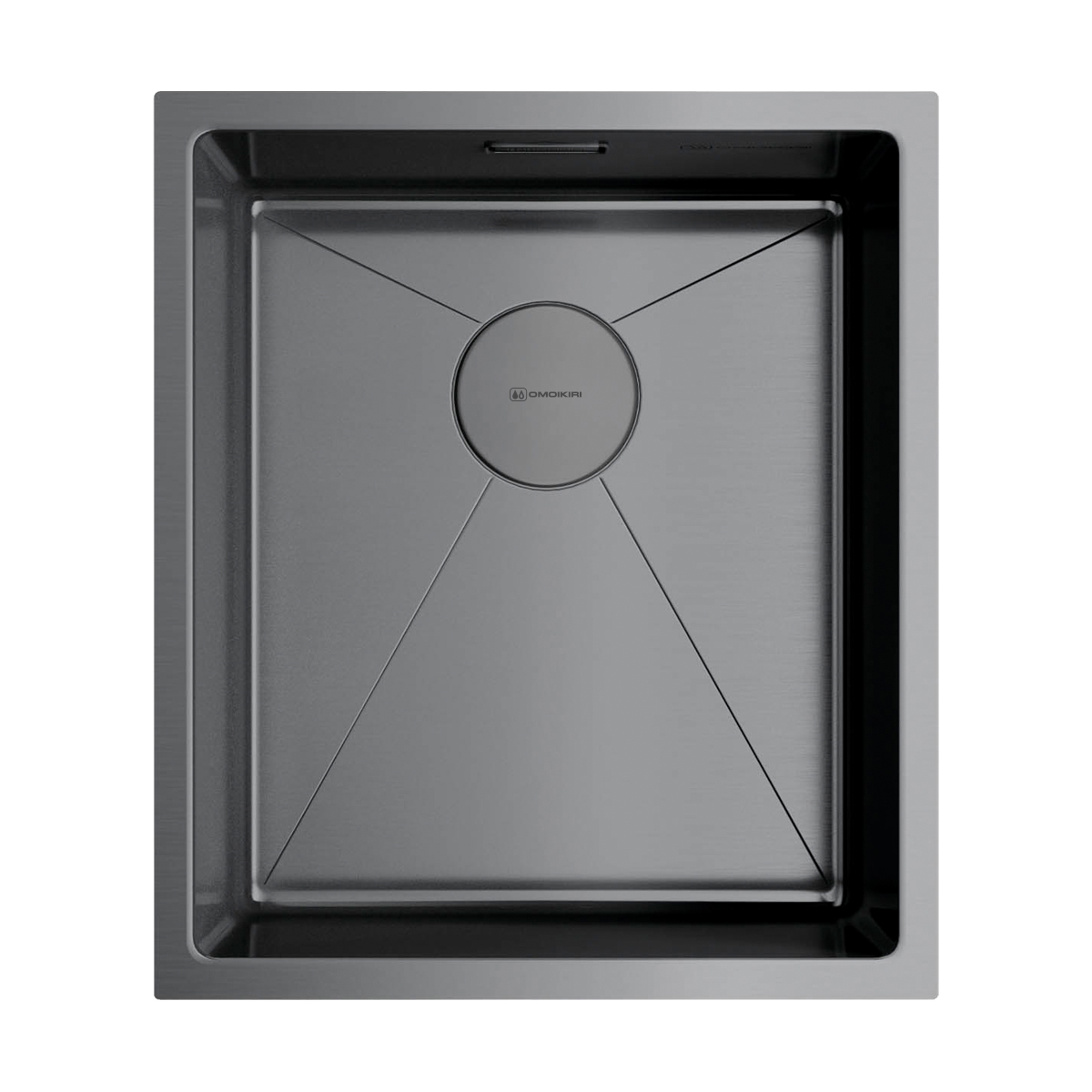 Кухонные мойки Кухонная мойка 380x440x200 Taki 38-U/IF-GM нержавеющая сталь/вороненая сталь 