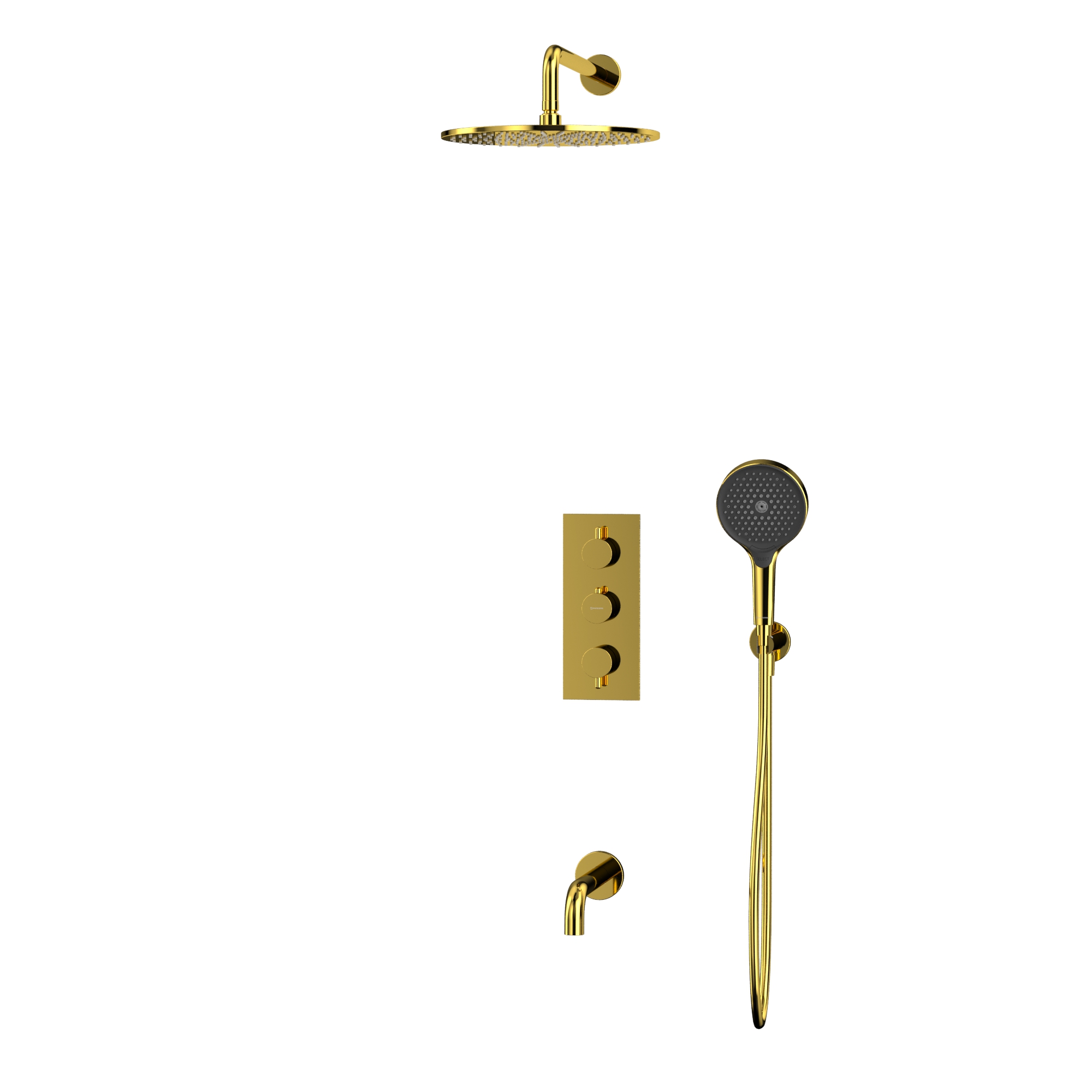 Душевая программа Термостатическая система для ванны скрытого монтажа YSET11TOPGL (золото) 