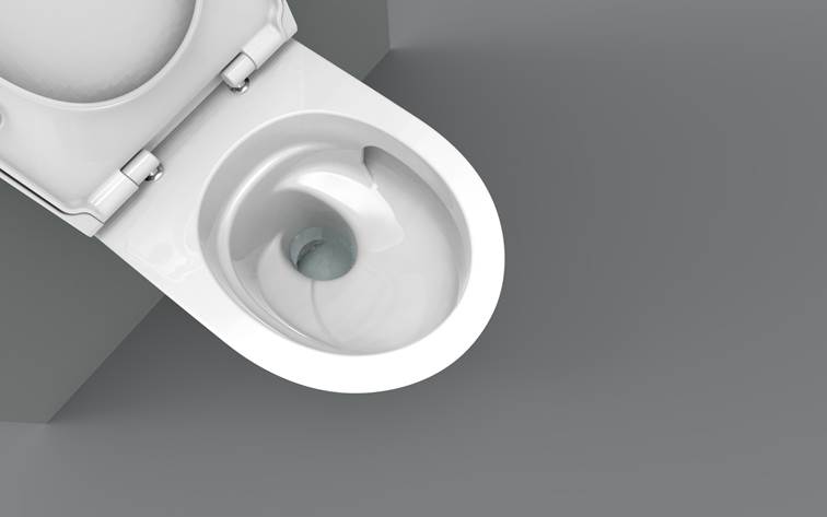 Унитазы Комплект подвесного унитаза, закрытая форма, безободковый TurboFlush, с сиденьем с крышкой, 530х355 мм 